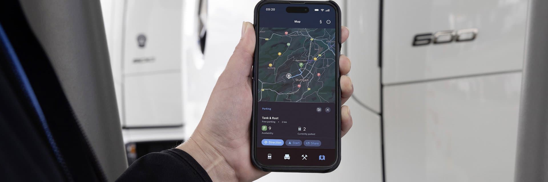 Mercedes-Benz Trucks expands Remote App with parking search for truck drivers